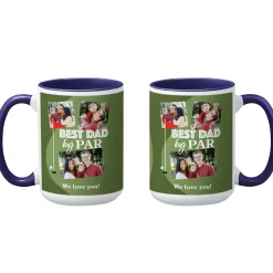 Best Dad By Par Photo Mug