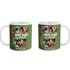 Best Dad By Par Photo Mug