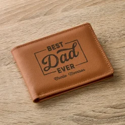 Best Dad Ever Anti-Theft Leather Wallet