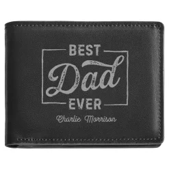 Best Dad Ever Anti-Theft Leather Wallet