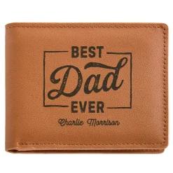 Best Dad Ever Anti-Theft Leather Wallet