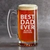 Best Dad Ever Oversized Beer Mug