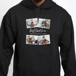 Best Dad Ever Photo Collage Sweatshirt