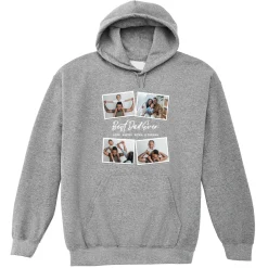 Best Dad Ever Photo Collage Sweatshirt