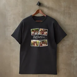 Best Dad Ever Photo Collage T-Shirt