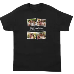 Best Dad Ever Photo Collage T-Shirt