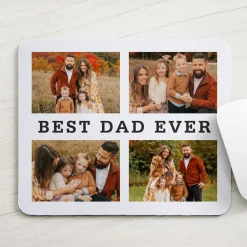 Best DAD Ever Photo Mouse Pad