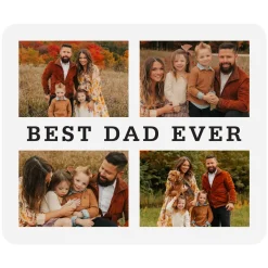 Best DAD Ever Photo Mouse Pad