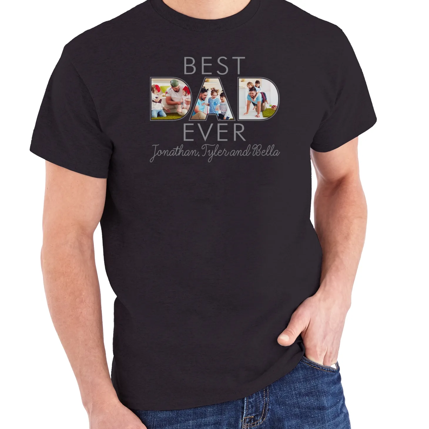 Best Dad Ever Photo T-shirt