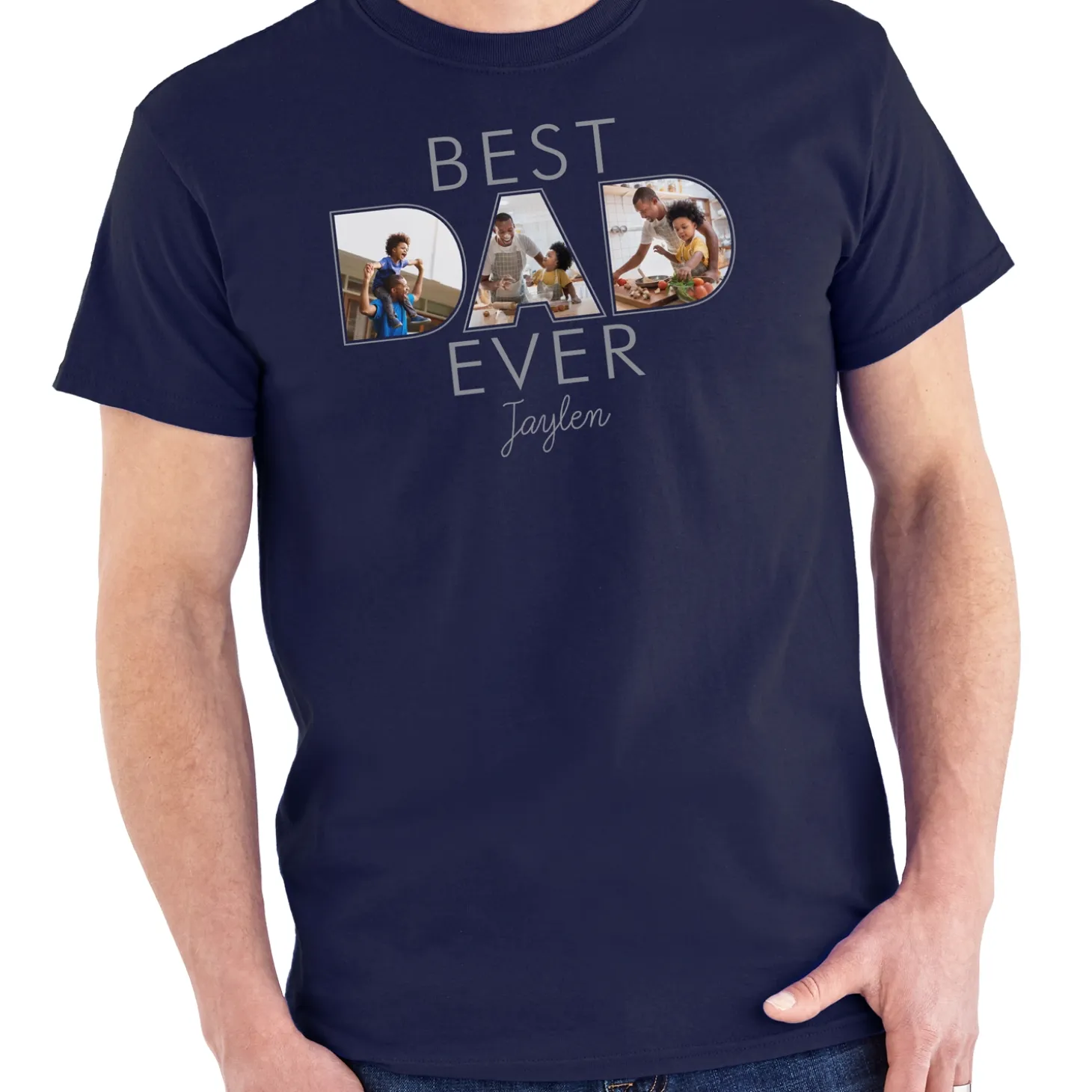 Best Dad Ever Photo T-shirt