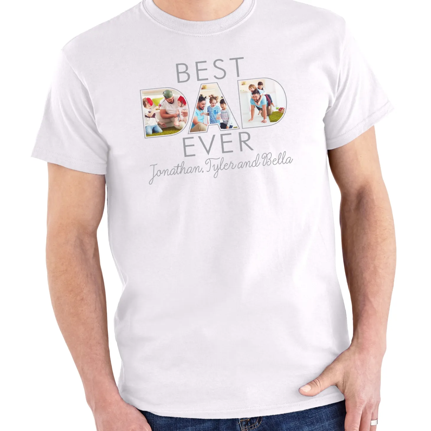Best Dad Ever Photo T-shirt