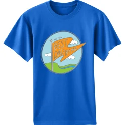 Best Dad Golf Flag T-Shirt