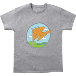 Best Dad Golf Flag T-Shirt