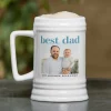 Best Dad Photo Beer Stein