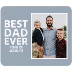 Best Dad Photo Mouse Pad
