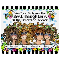 Best Daughter Ever Mouse Pad by Suzy Toronto