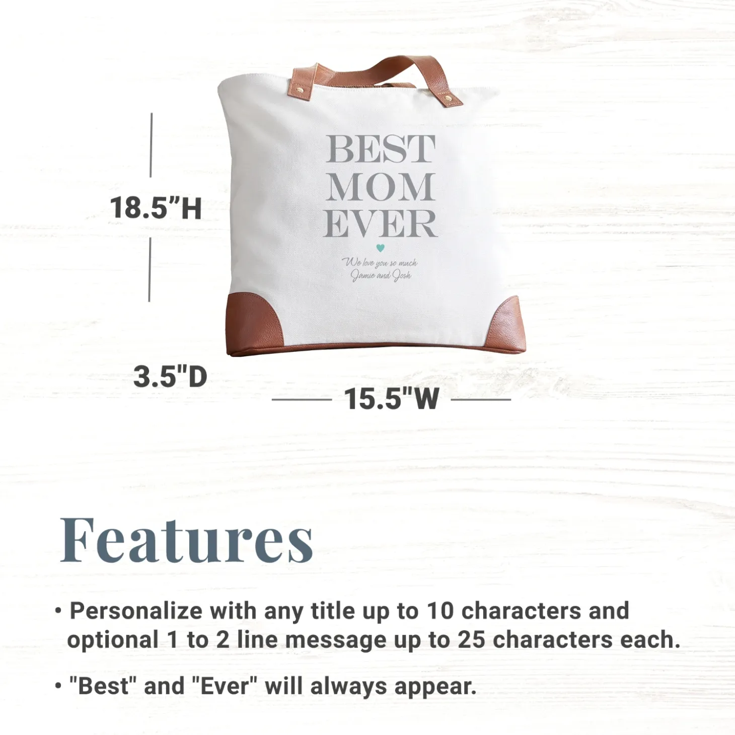 Best Ever Canvas Tote Bag