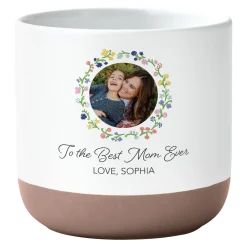 Best Ever Floral Photo Planter