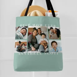 Best Ever Photo Collage Tote Bag