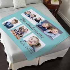 Best Family Photo Plush Blanket