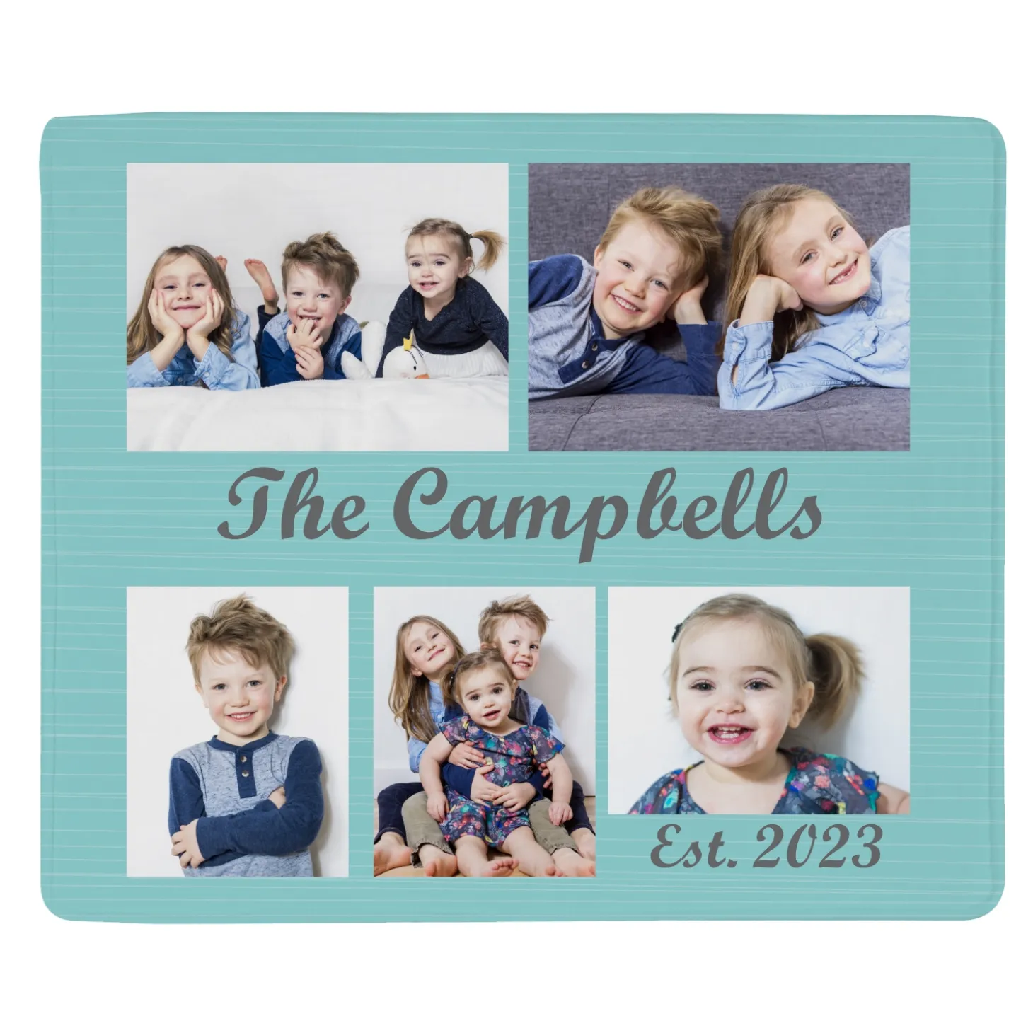 Best Family Photo Plush Blanket