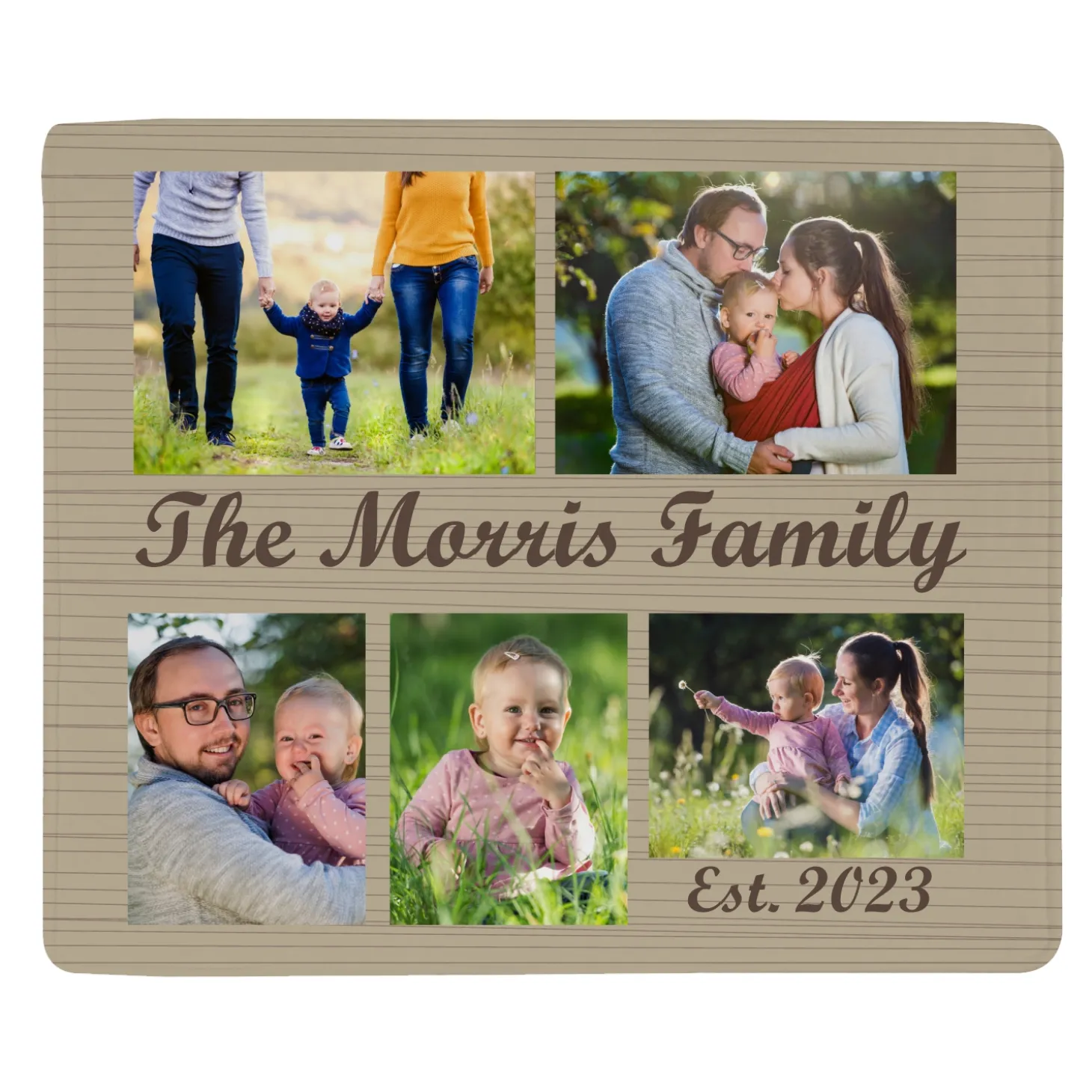 Best Family Photo Plush Blanket