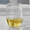 Best Friends Forever Stemless Wine Glass