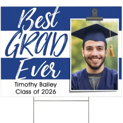 Best Grad Ever Photo Yard Sign