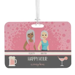 Besties Luggage Tag