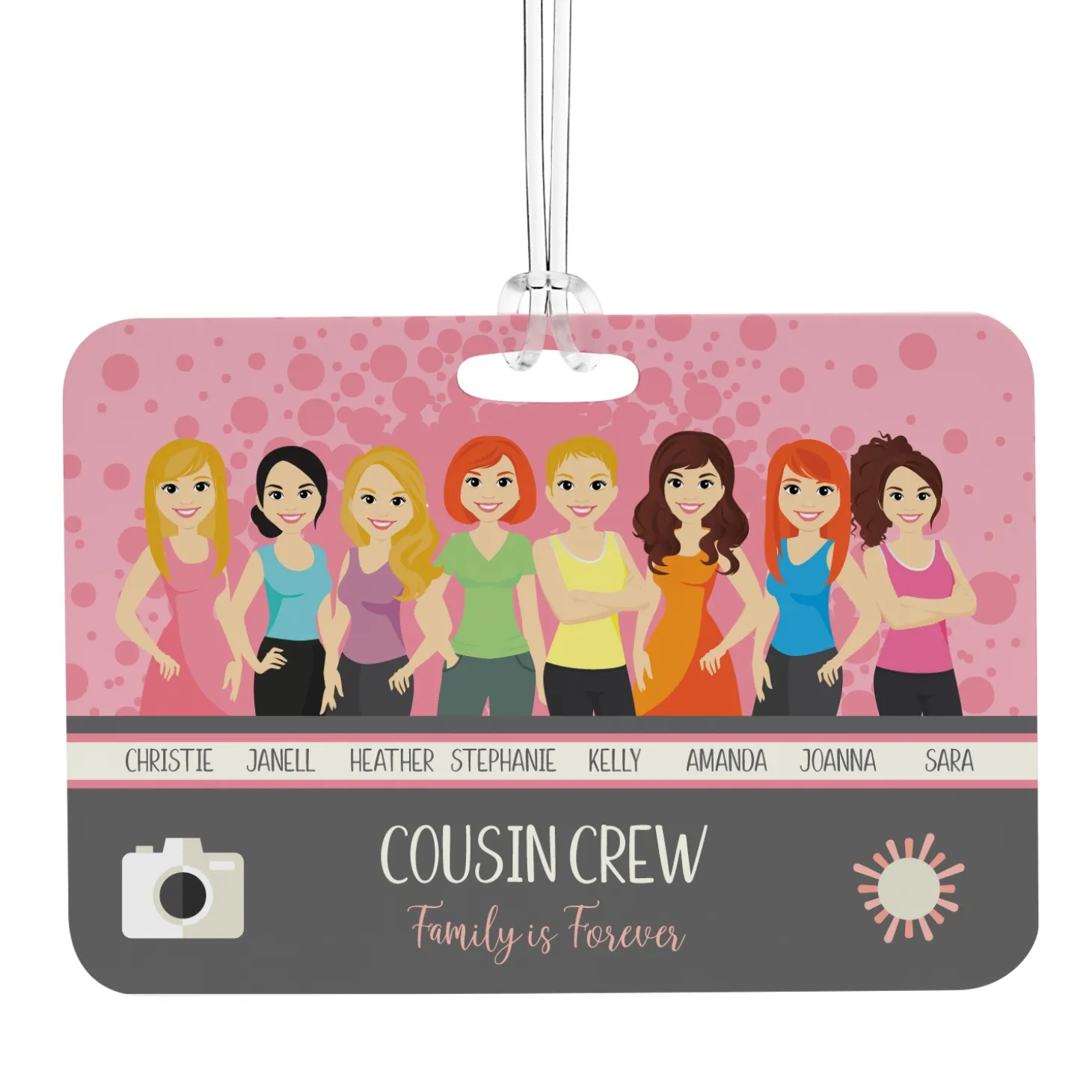 Besties Luggage Tag