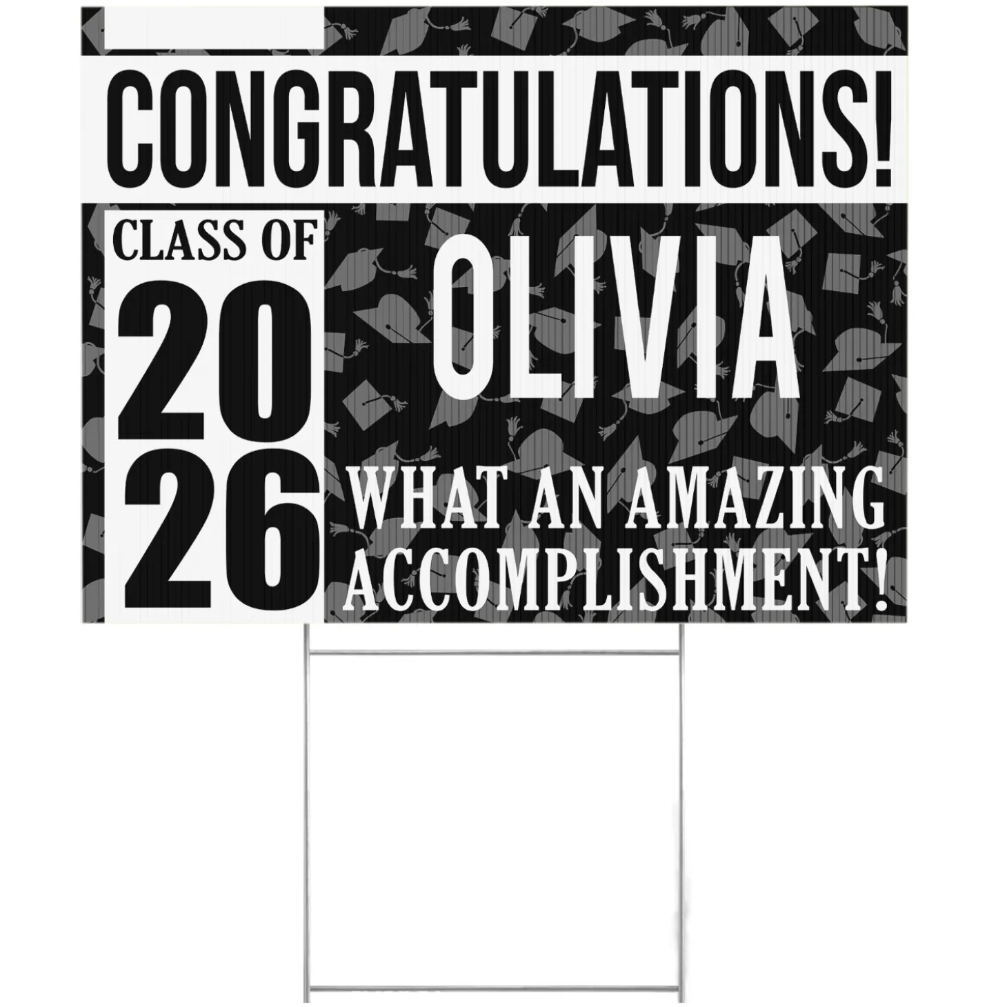 Best in Class Graduation Yard Sign