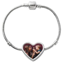 Best Mom Ever Photo Charm Bracelet