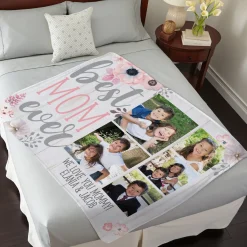 Best Mom Ever Photo Plush Blanket