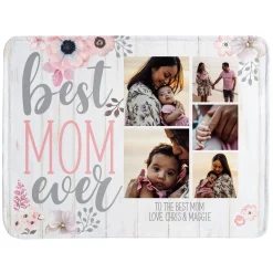 Best Mom Ever Photo Plush Blanket