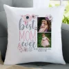 Best Mom Ever Photo Throw Pillow