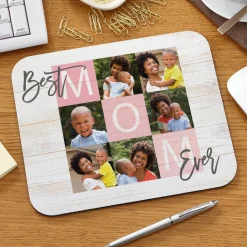 Best Mom Ever Photo Tile Mouse Pad
