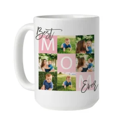 Best Mom Ever Photo Tile Mug