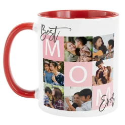 Best Mom Ever Photo Tile Mug