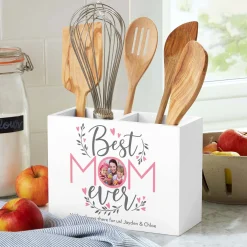 Best Mom Ever Photo Utensil Holder
