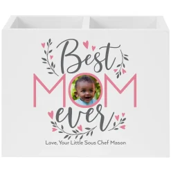 Best Mom Ever Photo Utensil Holder