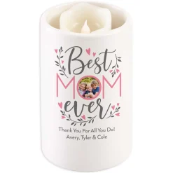 Best Mom Ever Photo Votive Candle