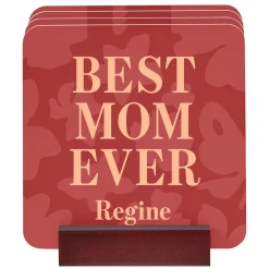 Best Mom Ever Wood Coasters