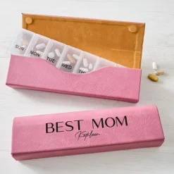 Best Mom Large Pill Organizer .product-info-decoration { display: inline-flex; justify-content: space-between; align-items: center; border-radius: 0.4rem; background-color: #E8E8E8; padding: 0.2rem 0.4rem; font-size: 1.4rem; line-height: 1.6rem; font-weight: var(--font-weight-semibold); letter-spacing: 0.042rem; text-transform: uppercase; --decoration-icon-url: ''; /* will be dynamically set */}.product-info-decoration.badge-icon::before { content: ''; width: 2rem; height: 2rem; background: var(--decoration-icon-url) no-repeat; background-size: 100% 100%; display: block; margin-right: 0.4rem;} Laser Engraved