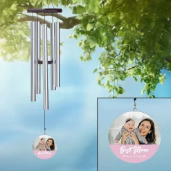 Best Mom Photo Wind Chime