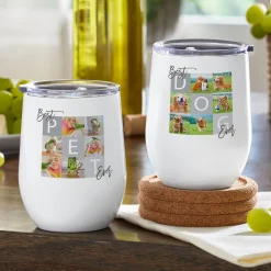 Best Pet Ever Photo Insulated Wine Tumbler
