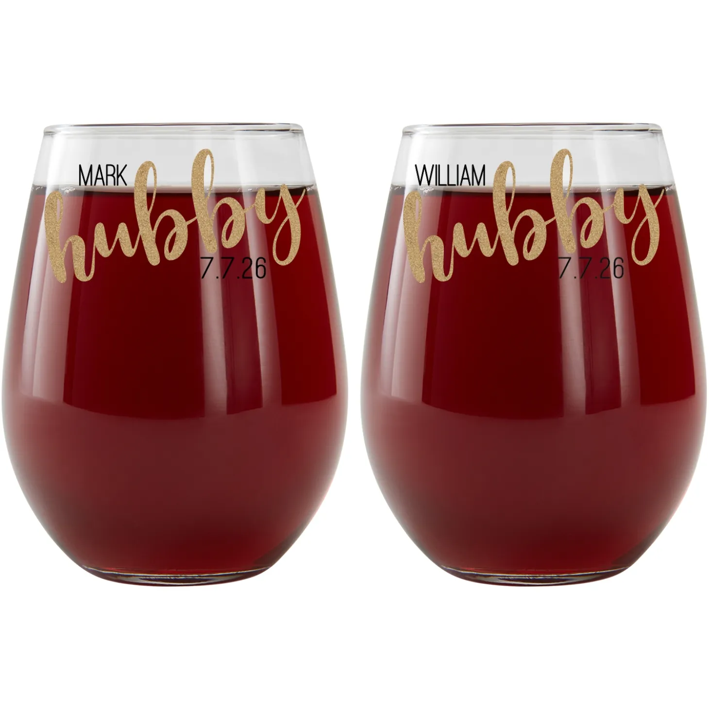 Better Half Wine Glasses