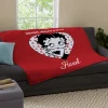 Betty Boop™ Brains, Beauty, & Boop Plush Blanket