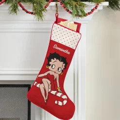 Betty Boop™ Candy Cane Stocking