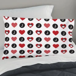 Betty Boop™ Hearts and Dots All Over Print Pillowcase