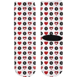 Betty Boop™ Hearts and Dots All Over Print Socks